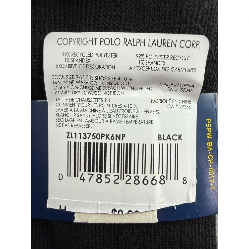 Polo Ralph Lauren sock feel